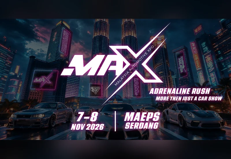 MAX Malaysia Auto Xpo 2026 poster