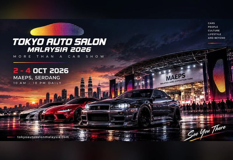 Tokyo Auto Salon Malaysia 2026 poster